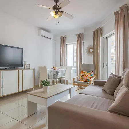 Un Respiro En Playa Victoria 1 Hab Y Salon Con Sofa Cama Апартаменты *