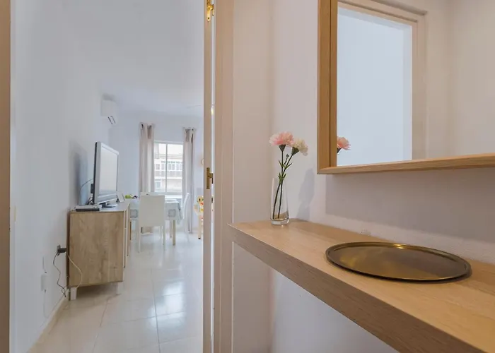 Un Respiro En Playa Victoria 1 Hab Y Salon Con Sofa Cama Апартаменты *