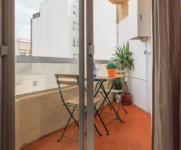 Un Respiro En Playa Victoria 1 Hab Y Salon Con Sofa Cama Апартаменты *